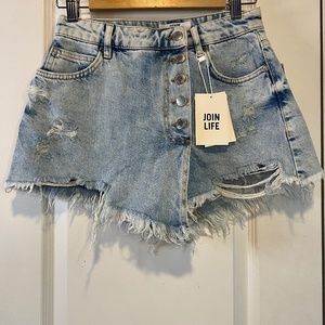 Bershka denim skort (6)